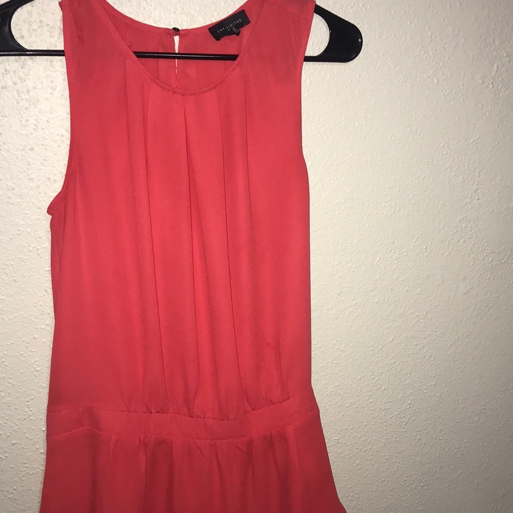 Bright pink blouse from The Limited